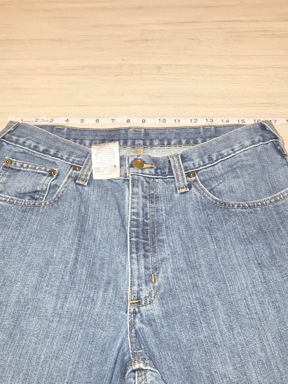 Carhartt Relaxed Fit Jeans Men's Size 34x30 J020